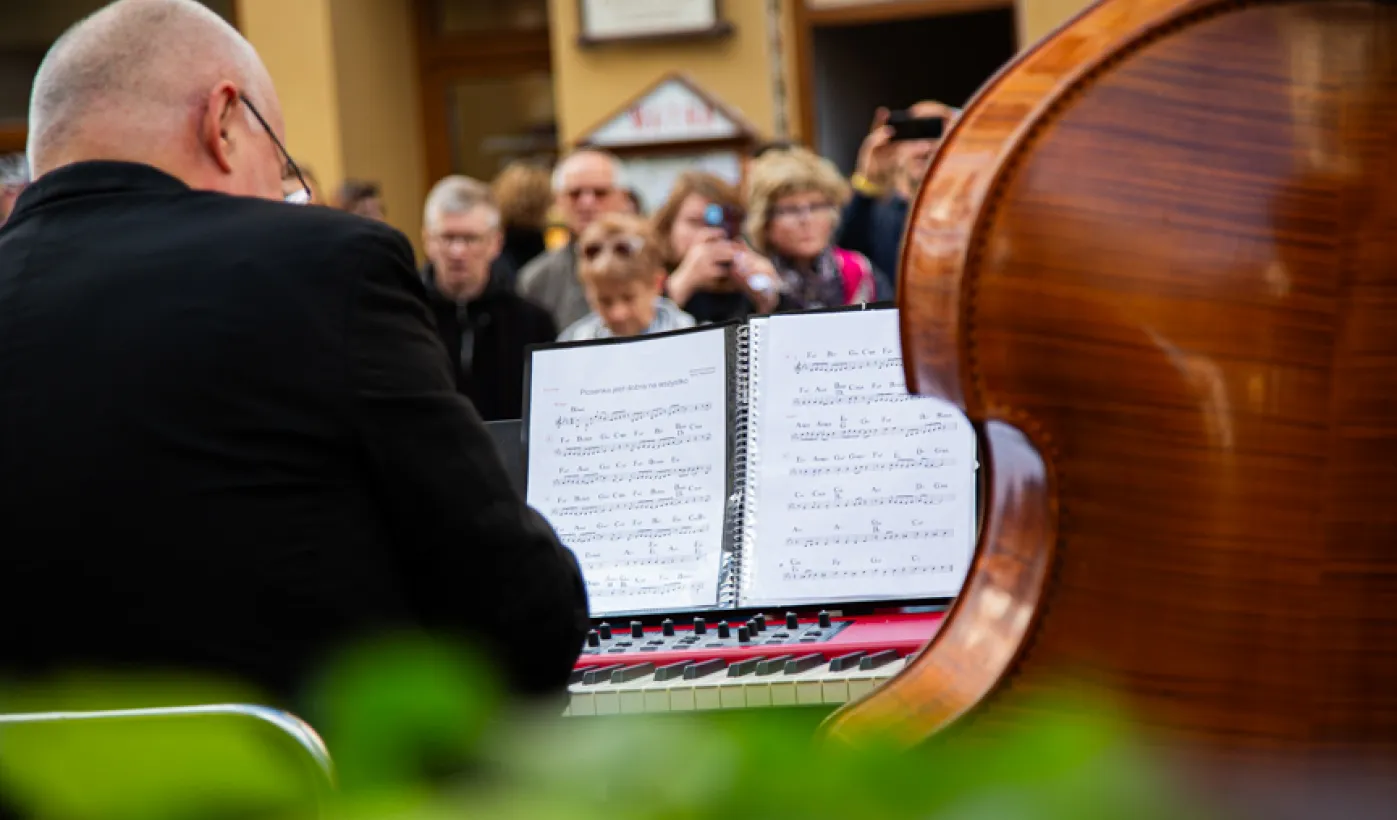 Koncert pianisty Bogdana Hołowni oraz kontrabasisty Pawła Pańty, 12.10.2024 r.