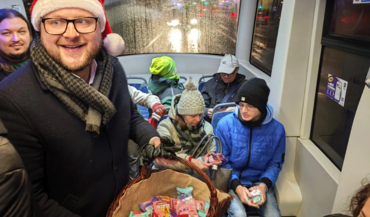 Świąteczny tramwaj 2024