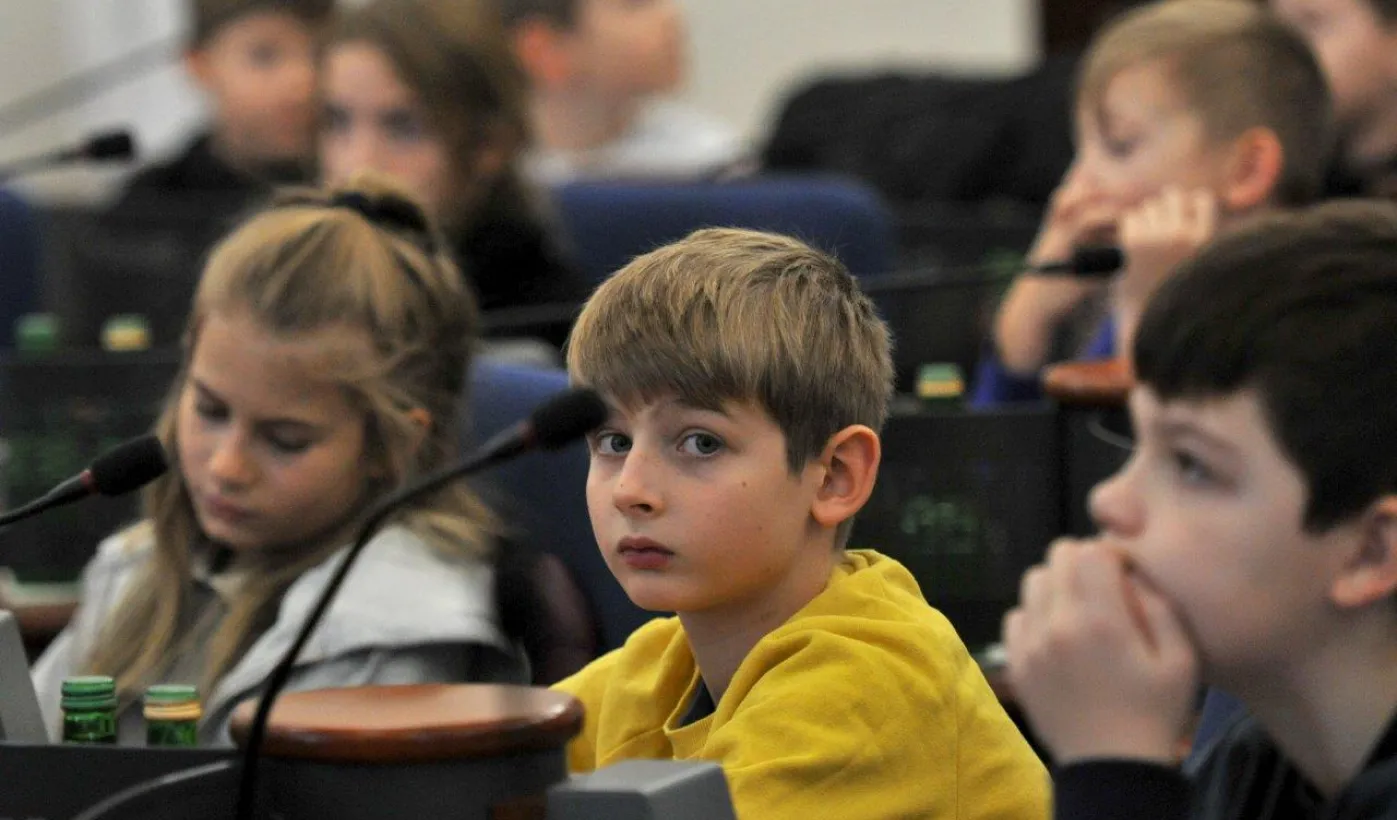 Wizyta uczniów SP32 w Urzędzie Miasta Torunia