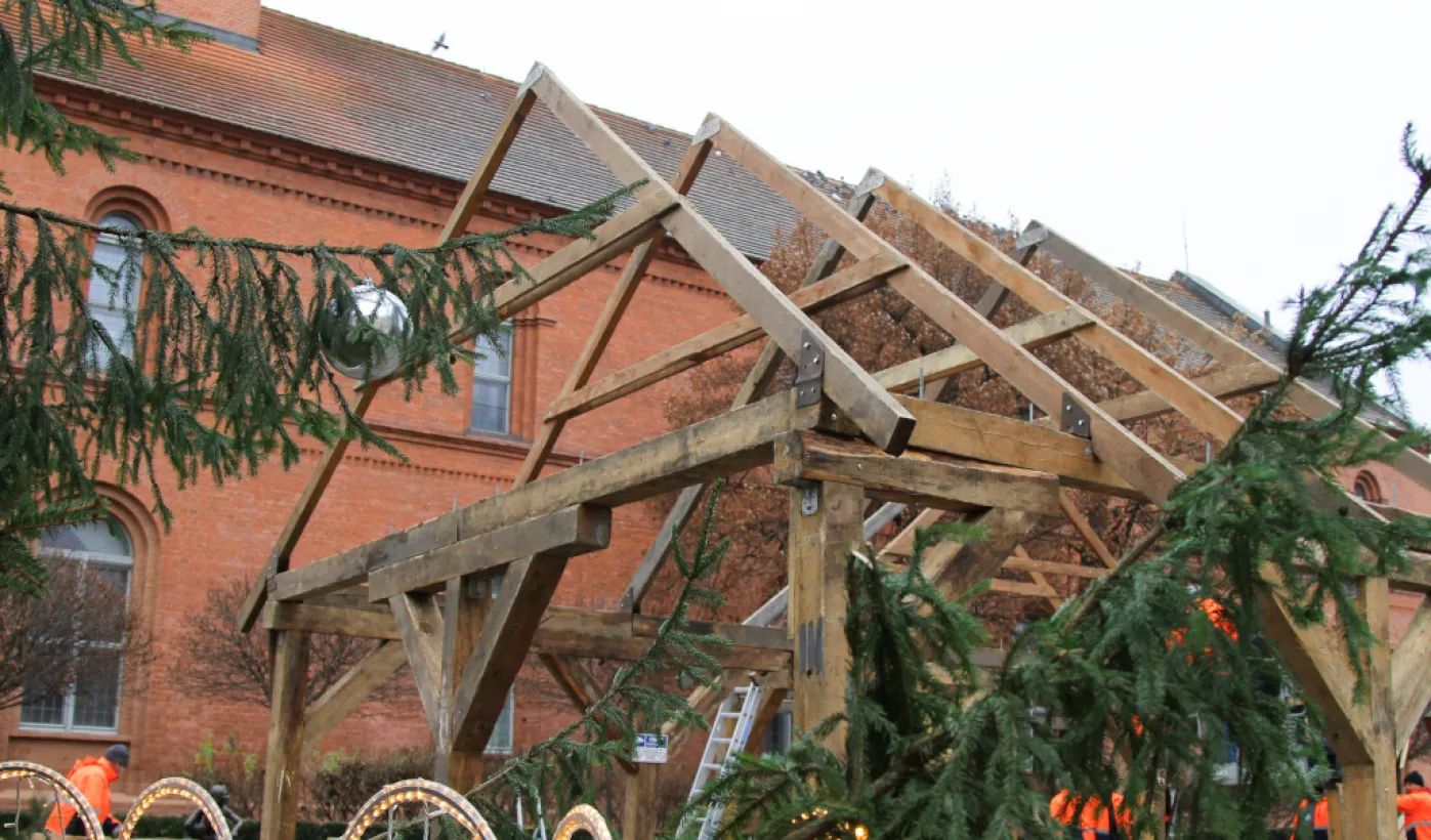 Budowa Szopki Bożonarodzeniowej, 10.12.2024 r.