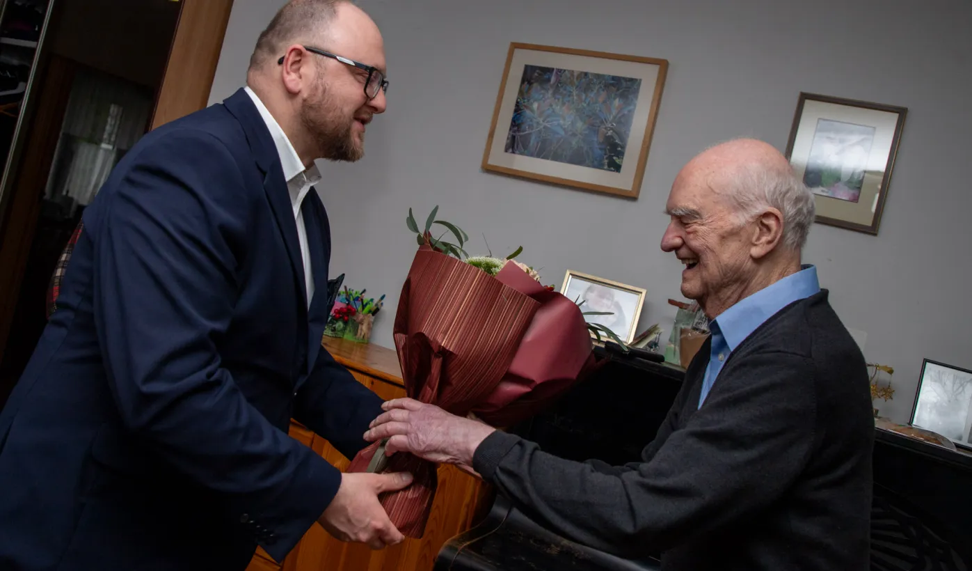 Wizyta u Antoniego Stawikowskiego, 14.04.2025 r.