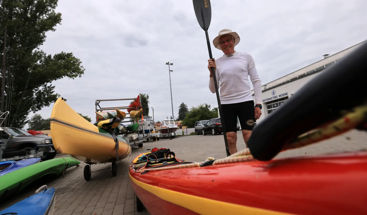 Kajakarze dopłynęli do Torunia, 7.08.2025 r.