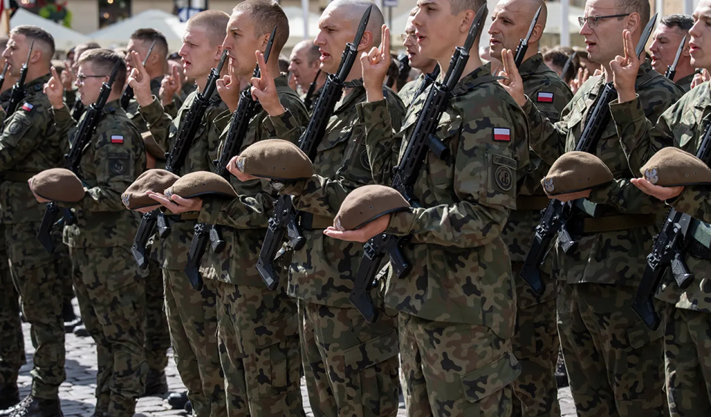 39. przysięga żołnierzy Terytorialnej Służby Wojskowej