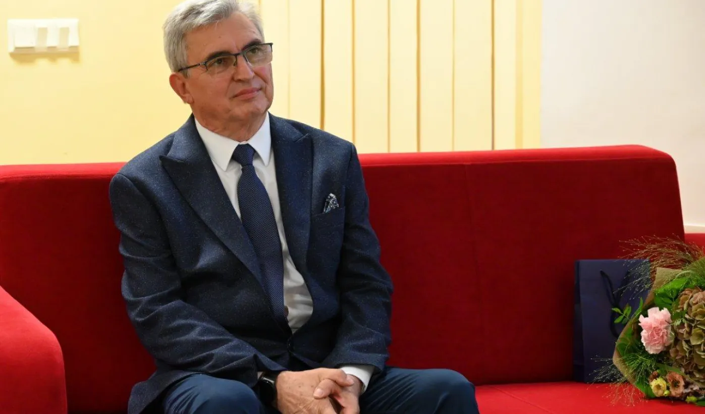 Spotkanie z działaczem toruńskiej "Solidarności" Lechem Różańskim