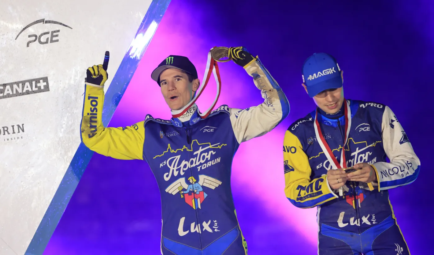 Finał KS Toruń - Motor Lublin - podium, 28.09.2025 r.