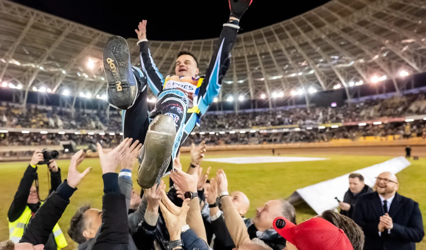 Pożegnanie Adriana Miedzińskiego na Motoarenie