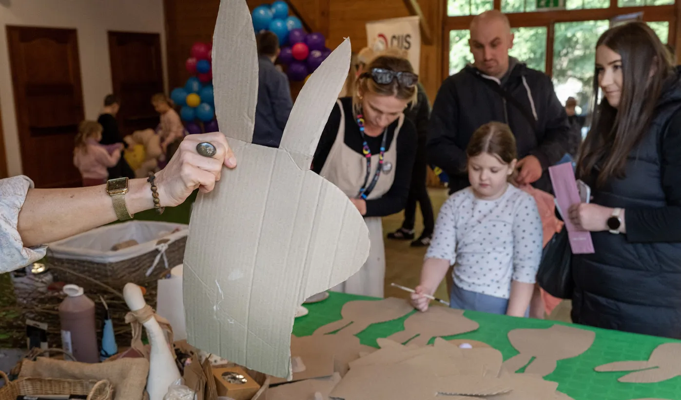 Leśne poszukiwanie pisanek na Barbarce
