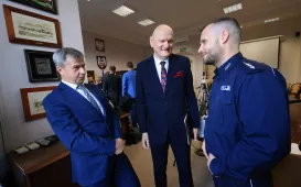 Podziękowania dla bohaterów akcji ratunkowej na Wiśle, 19.04.2024 r.