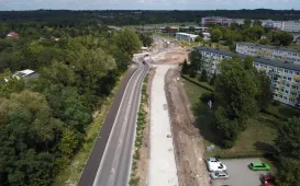 Przebudowa Szosy Okrężnej w sierpniu 2024