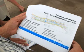 Spotkanie na targowisku miejskim