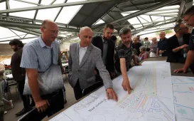 Spotkanie na targowisku miejskim