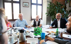 Spotkanie z kupcami ws. Trasy Staromostowej, 20.08.2024 r.