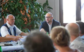 Spotkanie z kupcami ws. Trasy Staromostowej, 20.08.2024 r.