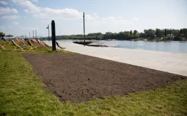 Usprawnianie bulwaru, sierpień 2024 r.