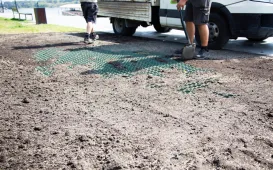 Usprawnianie bulwaru, sierpień 2024 r.