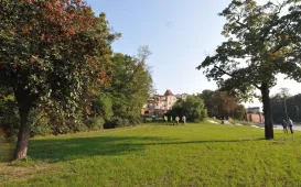 Teren badań archeologicznych przy Bramie Klasztornej