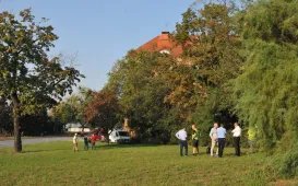 Teren badań archeologicznych przy Bramie Klasztornej