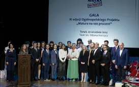 Toruński finał ogólnopolskiego projektu "Matura na 100 Procent"