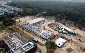 Osiedle Jar i budowa szkoły przy ul. Grasera z lotu ptaka, fot. Sławomir Kowalski