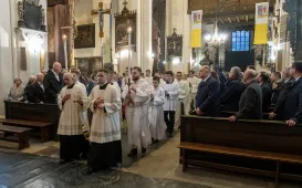 Nabożeństwo z okazji poświęcenia bazyliki katedralnej pw. śś. Jana Chrzciciela i Jana Ewangelisty. 