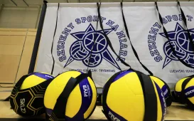 Piłki i logo wydarzenia "Szyjemy Sport na Miarę" 