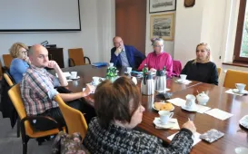 Spotkanie przedstawicieli toruńskiego samorządu z przewodniczącymi Rad Okręgów