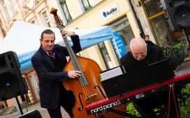 Koncert pianisty Bogdana Hołowni oraz kontrabasisty Pawła Pańty, 12.10.2024 r.