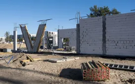 Budowa szkoły podstawowej przy ul. Grasera - stan prac na 4.11.2024 r.