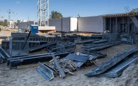 Budowa szkoły podstawowej przy ul. Grasera - stan prac na 4.11.2024 r.