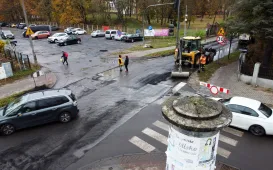 Remont ulicy św. Józefa w Toruniu, fot. Sławomir Kowalski