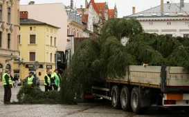 Montaż choinki bożonarodzeniowej, 29.11.2024 r.
