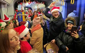 Świąteczny tramwaj 2024