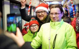 Świąteczny tramwaj 2024