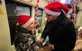 Świąteczny tramwaj 2024