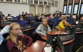 Wizyta uczniów SP32 w Urzędzie Miasta Torunia