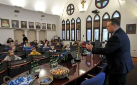 Wizyta uczniów SP32 w Urzędzie Miasta Torunia