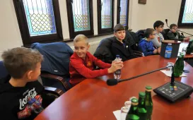 Wizyta uczniów SP32 w Urzędzie Miasta Torunia