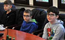 Wizyta uczniów SP32 w Urzędzie Miasta Torunia