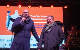 Robert Makłowicz na Toruńskim Jarmarku Bożonarodzeniowym