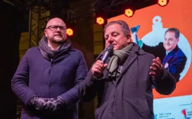 Robert Makłowicz na Toruńskim Jarmarku Bożonarodzeniowym