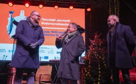 Robert Makłowicz na Toruńskim Jarmarku Bożonarodzeniowym