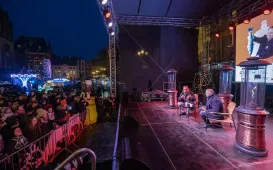 Robert Makłowicz na Toruńskim Jarmarku Bożonarodzeniowym