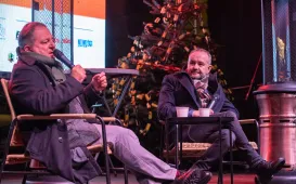 Robert Makłowicz na Toruńskim Jarmarku Bożonarodzeniowym