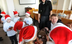 Świąteczna wizyta Piernikowych Rycerzy, 12.12.2024 r.