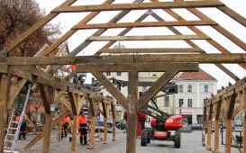 Budowa Szopki Bożonarodzeniowej, 10.12.2024 r.