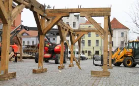 Budowa Szopki Bożonarodzeniowej, 10.12.2024 r.