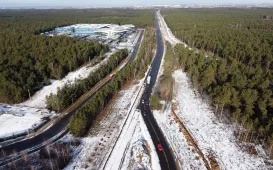 Przebudowa ulicy Grudziądzkiej, 14.01.2025 r.