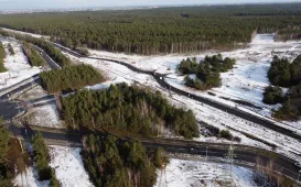 Przebudowa ulicy Grudziądzkiej, 14.01.2025 r.