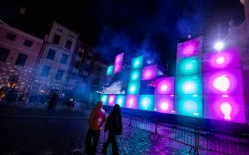 Walentynkowy wieczór w Rynku Staromiejskim