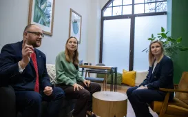 Wizyta minister funduszy i polityki regionalnej w Centrum Rozwoju i Terapii